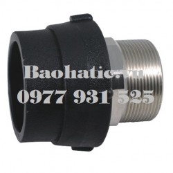 Nối ren ngoài HDPE hàn nhiệt D20, D25, D32, D40, D50, D63, D75, D90, D110